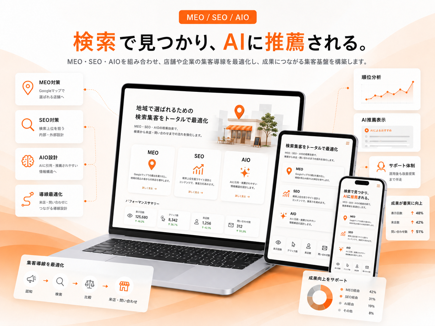 MEO／SEO／AIO対策
